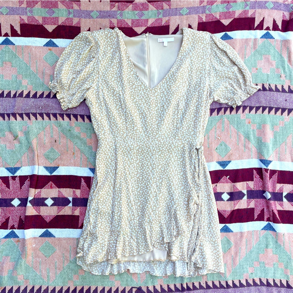 S GB pale yellow dress